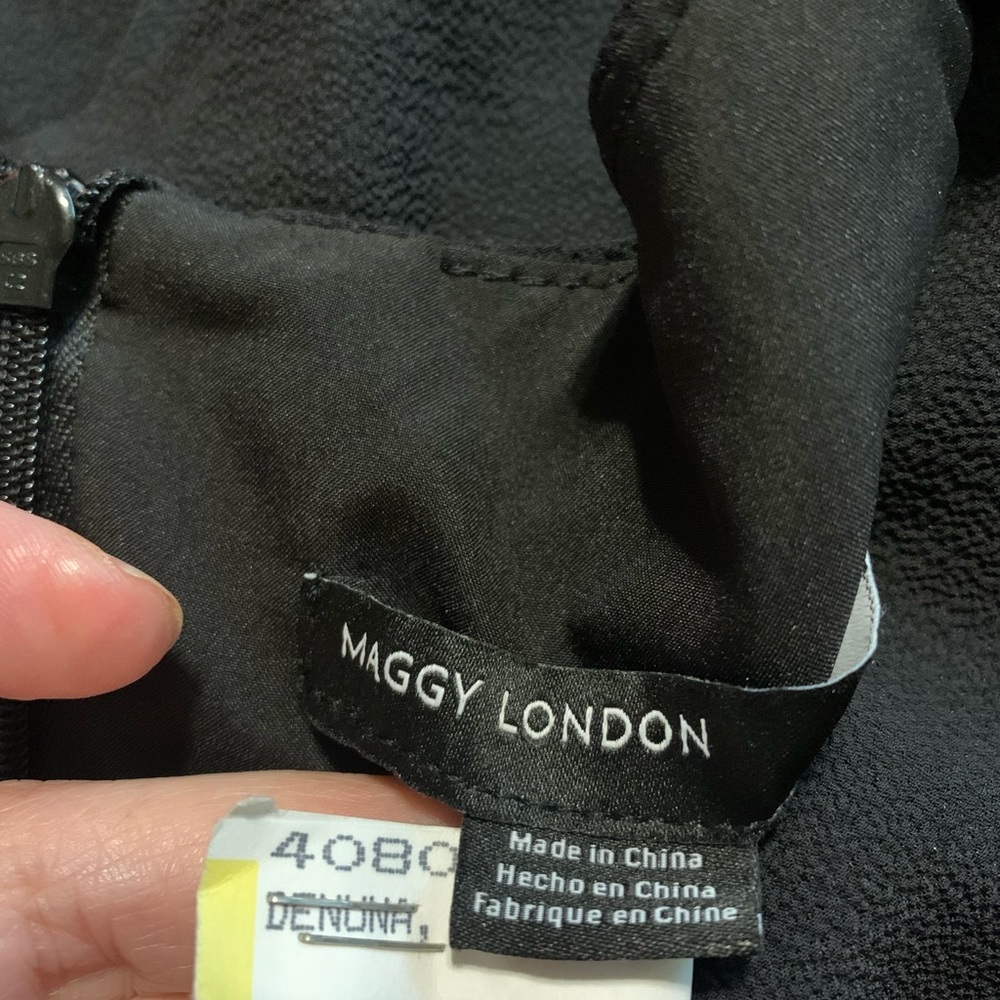 Maggy London Black Dress - Picture 5 of 8